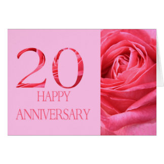 Happy 20th Anniversary roses