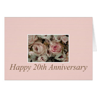 Happy 20th Anniversary roses