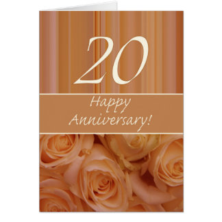 Happy 20th Anniversary roses