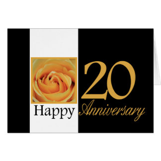 Happy 20th Anniversary roses