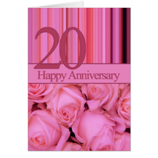 Happy 20th Anniversary roses