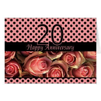 Happy 20th Anniversary roses
