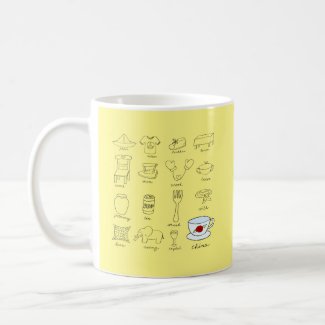 Happy 20th Wedding Anniversary Modern Illustration