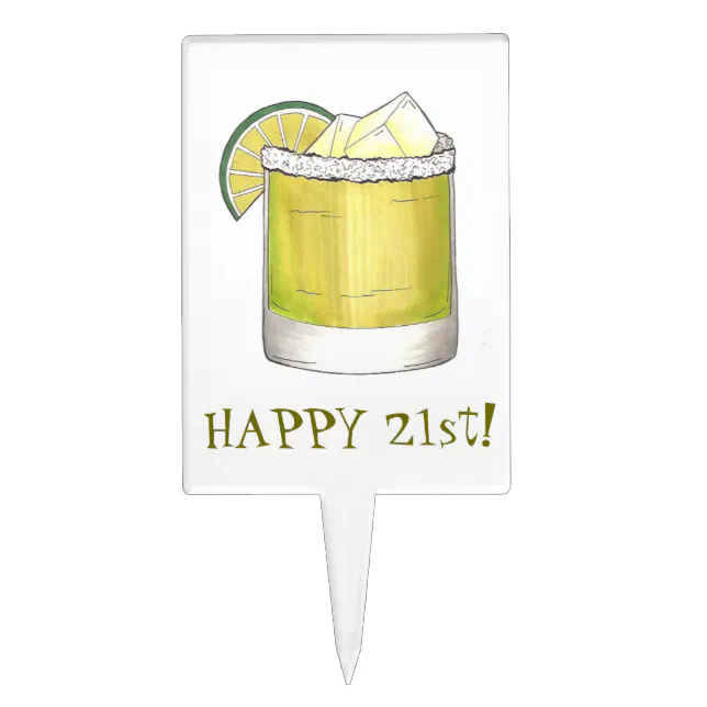 happy 21st birthday drink