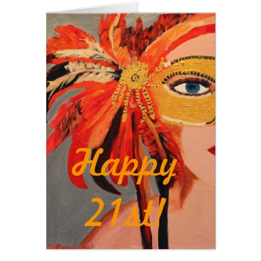 Happy 21st! cards (Front)