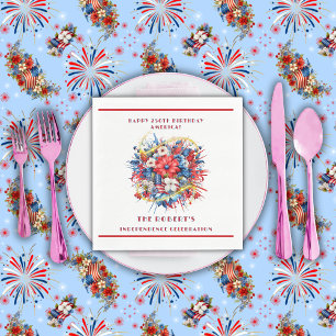 Happy 250th Birthday America's Celebration Napkins
