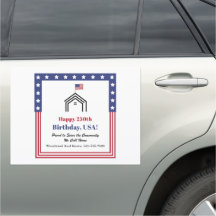 Happy 250th Birthday USA! Real Estate Agent Custom
