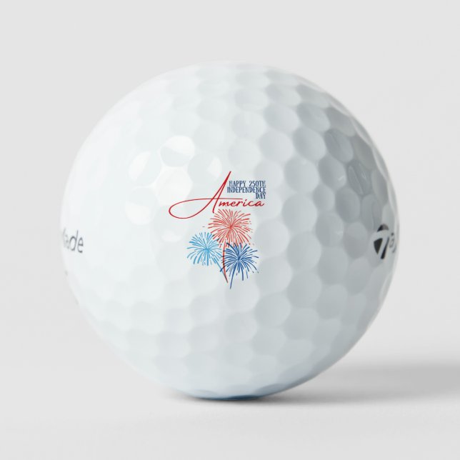 Happy 250th Independence Day America 1776-2026 Golf Balls (Front)