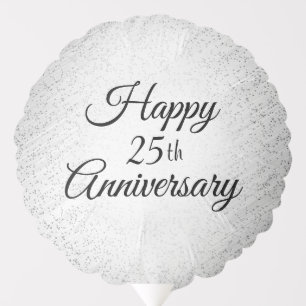 Happy 25th Anniversary Balloon