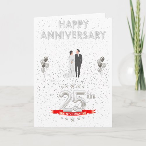 happy 25th anniversary card