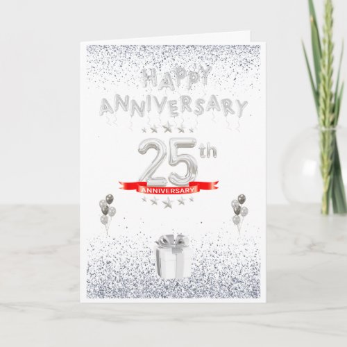 happy 25th anniversary card