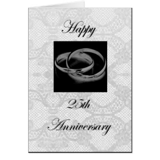 Happy 25th Anniversary Card