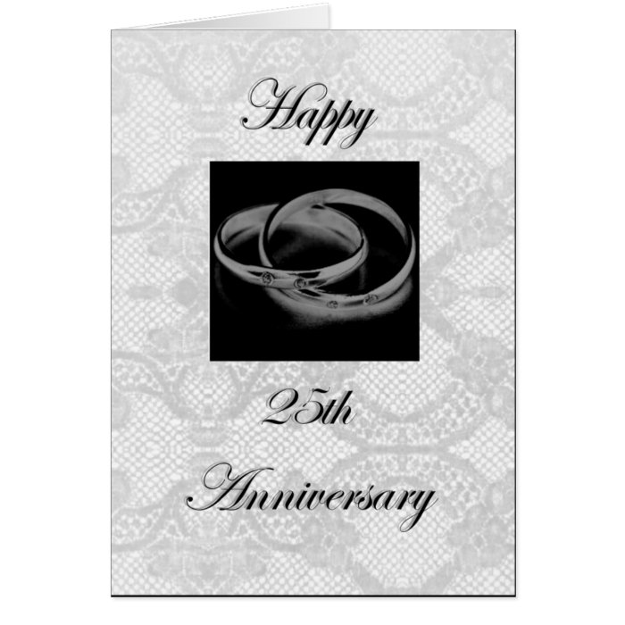 Happy 25th Anniversary Card | Zazzle