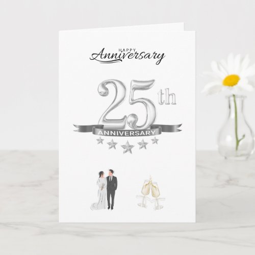 happy 25th anniversary card