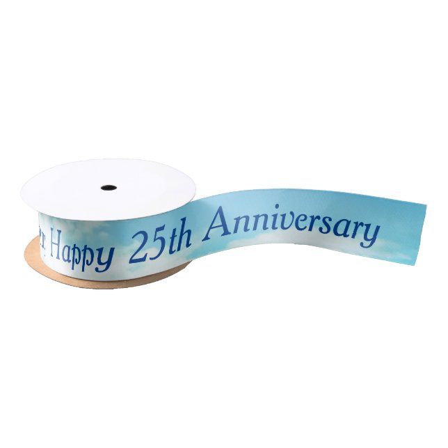 Happy 25th anniversary ribbon by dalDesignNZ (Spool)