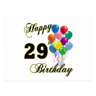 29th Birthday Postcards | Zazzle