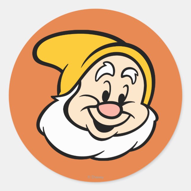 Happy 2 classic round sticker (Front)