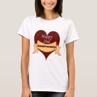 Happy 2nd. Anniversary T-Shirt
