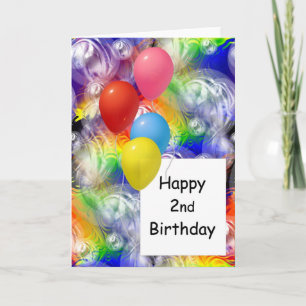 Happy 2nd Birthday Card