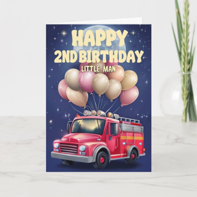 Happy 2nd Birthday Card (Front)
