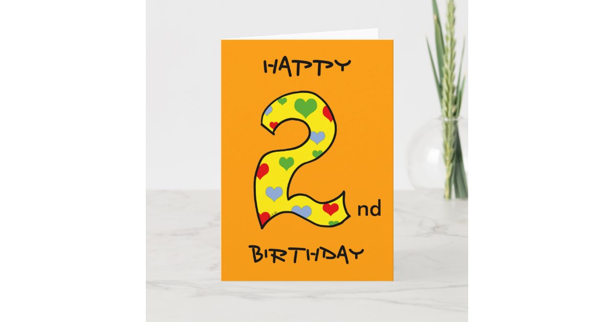 Happy 2nd Birthday Card | Zazzle