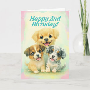 Happy 2nd Birthday Card