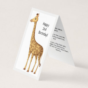 Happy 2nd Birthday - Children's Card