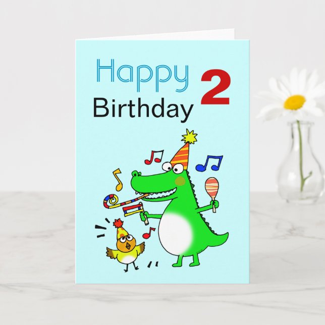 Happy 2nd Birthday ( I am 2 ) Card | Zazzle