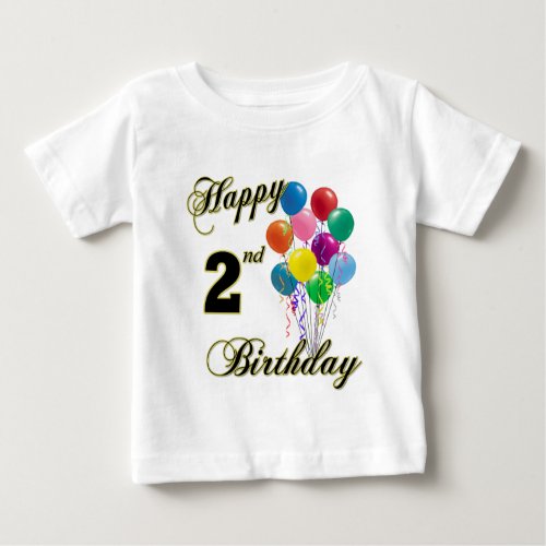 Happy 2nd Birthday Shirts and Birthday Apparel