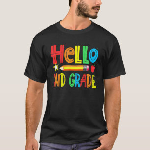 Happy 2nd Grade Teacher Team Second Grade Squad Gi T-Shirt