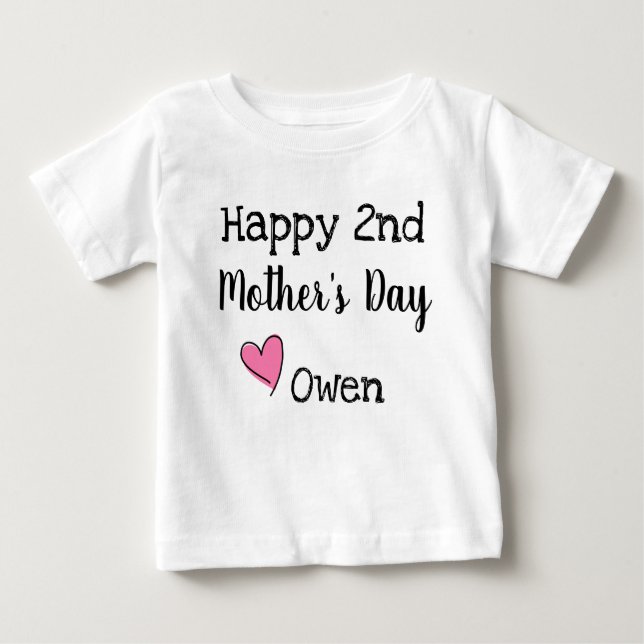 Happy 2nd Mothers Day Shirt (Front)