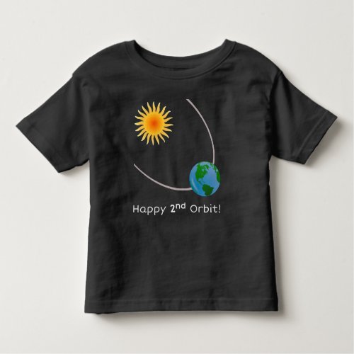 Happy 2nd Orbit Space Birthday Shirt