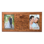 Happy 30th Anniversary Cherry Double Photo Frame (Front)