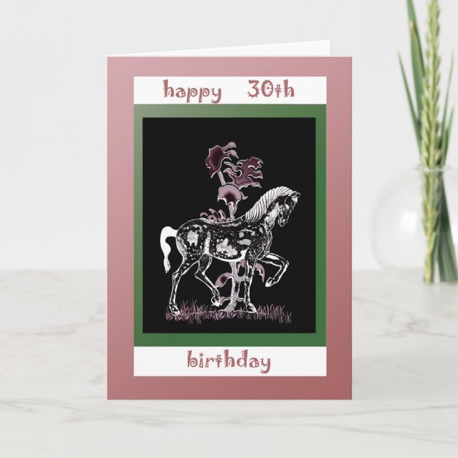 Happy 30th Birthday Card (Front)