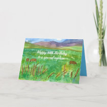 Happy 30th Birthday Nephew Cows In Pasture Card