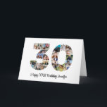 Happy 30th Birthday Number 30 Custom Photo Collage Card<br><div class="desc">Mark thirty five years of wonderful memories and adventures with this captivating 30th Birthday Number Photo Collage. This customizable template is the perfect blend of creativity and sentiment, allowing you to create a truly memorable gift for your loved one's special day. Capture the essence of incredible years in a single...</div>