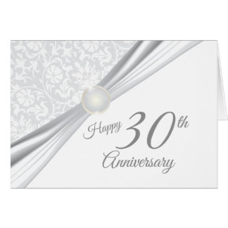 Happy 30th Wedding Anniversary Card