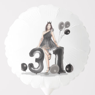 happy 31st birthday, balloon