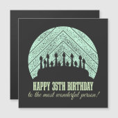 Happy 35th birthday to the most wonderful person (Front/Back)