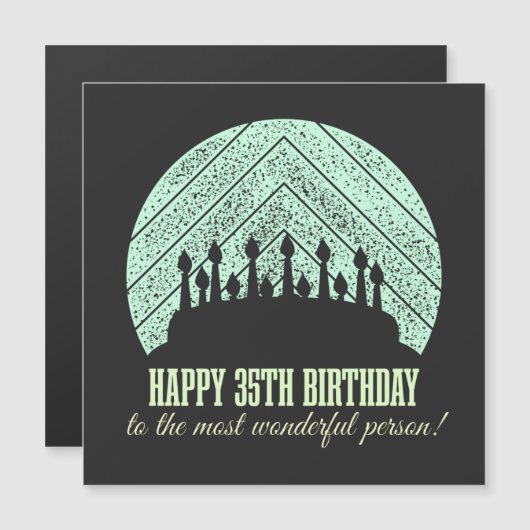 Happy 35th birthday to the most wonderful person (Front/Back)