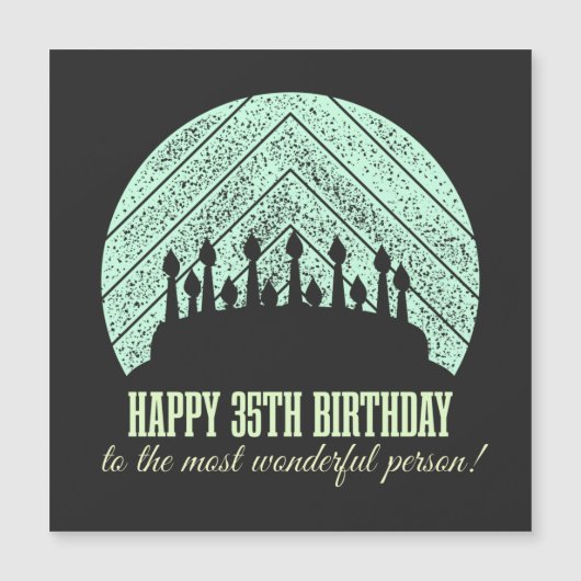 Happy 35th birthday to the most wonderful person (Front)