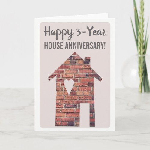 Happy 3_Year Houseaversary Card