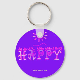 Happy (3a2) Keychain