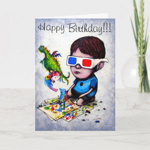 Happy 3D Birthday!!! Card