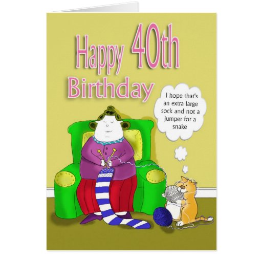 Happy 40th Birthday Cards | Zazzle