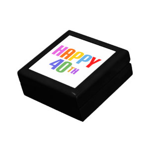 Happy 40th gift box