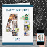 Happy 41st Birthday Dad Number 41 Photo Collage Card
