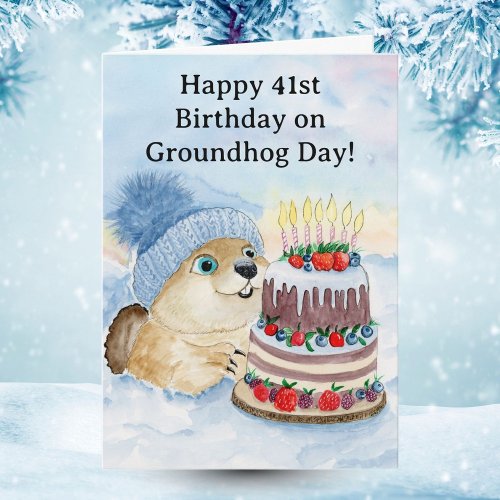  Happy 41st Groundhog Day Birthday 