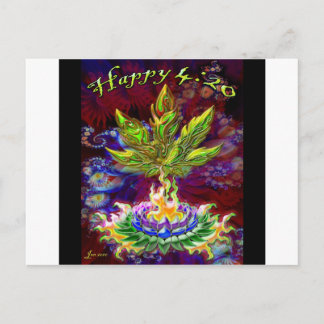 Happy 420 postcard