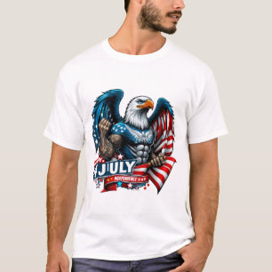 Happy 4 JULY T-shirt 